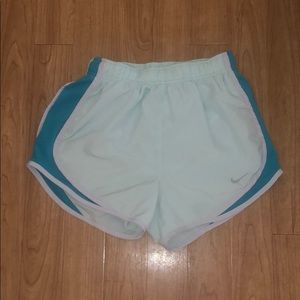 XS BLUE NIKE TRACK SHORTS!